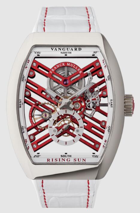 Franck Muller VANGUARD 7 DAYS POWER RESERVE SKELETON Replica Watch Cheap Price V45S6SQTRSUN ACRG